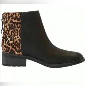 Sperry Maya Belle leopard print leather boot